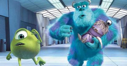 disney, disney pixar, pixar, pixar studios, animation, animated, monsters inc, mike wazowski, scully, boo, monsters, kitty
